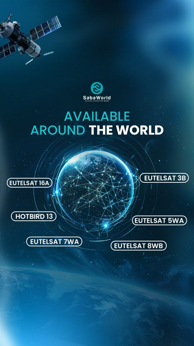 🌍 Saba World – Available Around the Globe! 🌐 Get access to neighbourhood satellites for unmatched global coverage. 📡 
#GlobalBroadcasting #SabaWorld #SatelliteCoverage