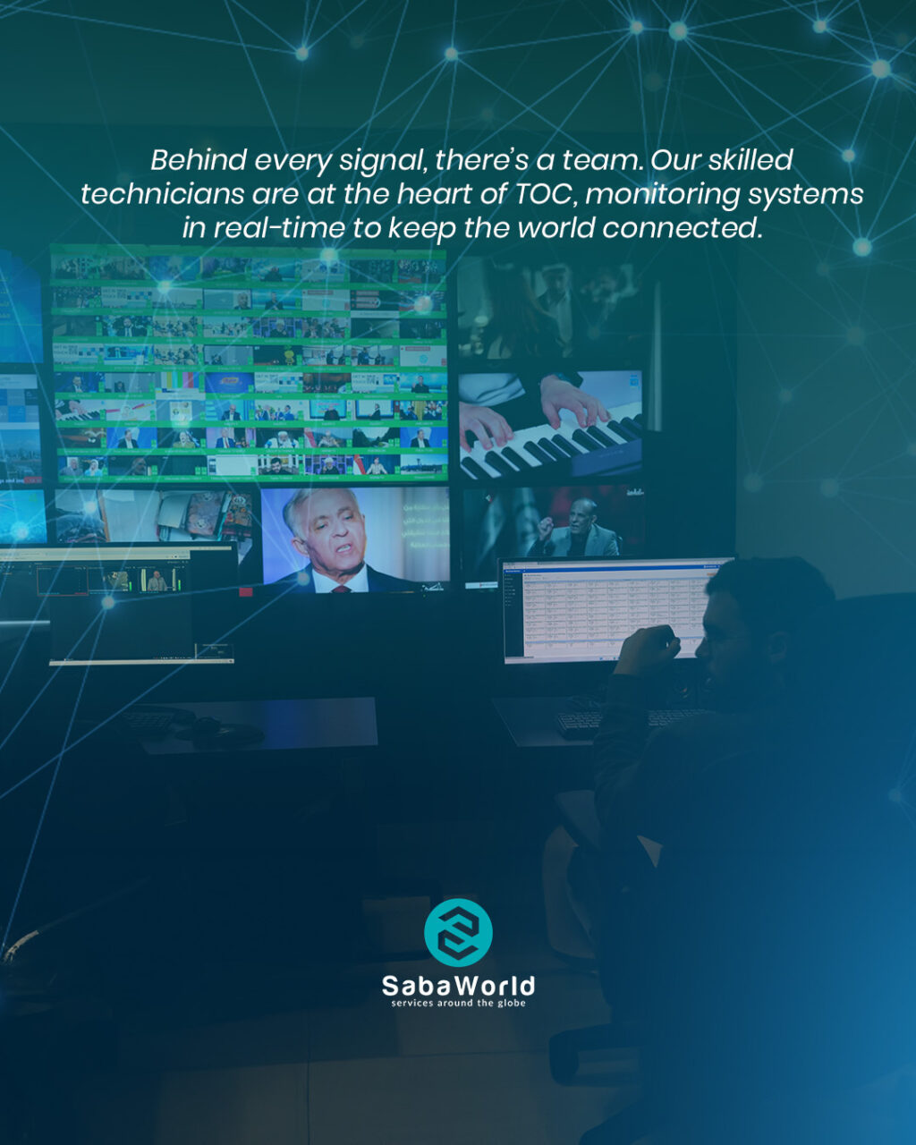 Welcome to the heart of operations: The Technical Operations Center (TOC)! 🛰️ This is where signals are monitored, managed, and transmitted to bring the world closer together. From handling live broadcasts to ensuring seamless satellite connectivity, TOC is the nerve center of our operations. 🚀
Swipe through to see how technology drives excellence! 📡✨